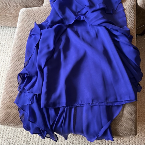 Blue / Indigo hi-low Le Chateau gown - Picture 7 of 16